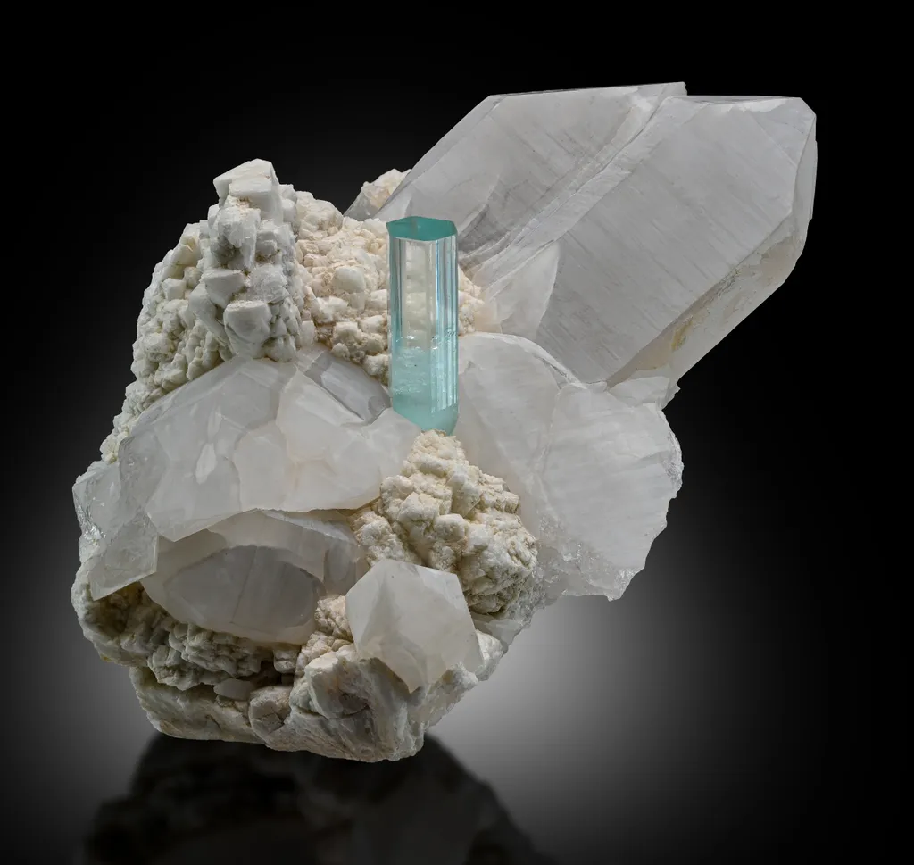 Aquamarine from Pakistan, Gilgit-Baltistan, Shigar District, Shigar Valley - image 4