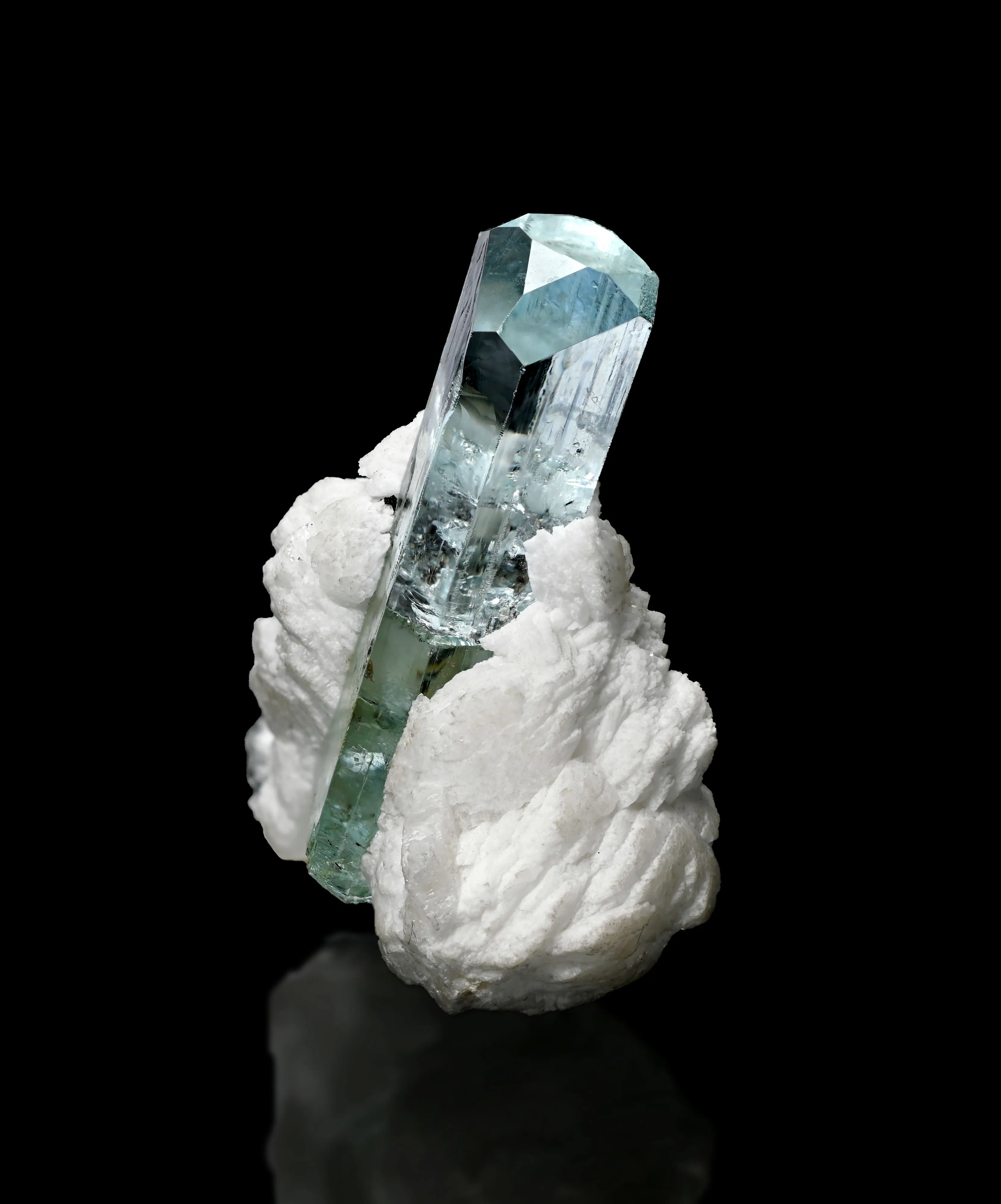 Aquamarine from Pakistan, Gilgit-Baltistan, Shigar District, Shigar Valley - image 1