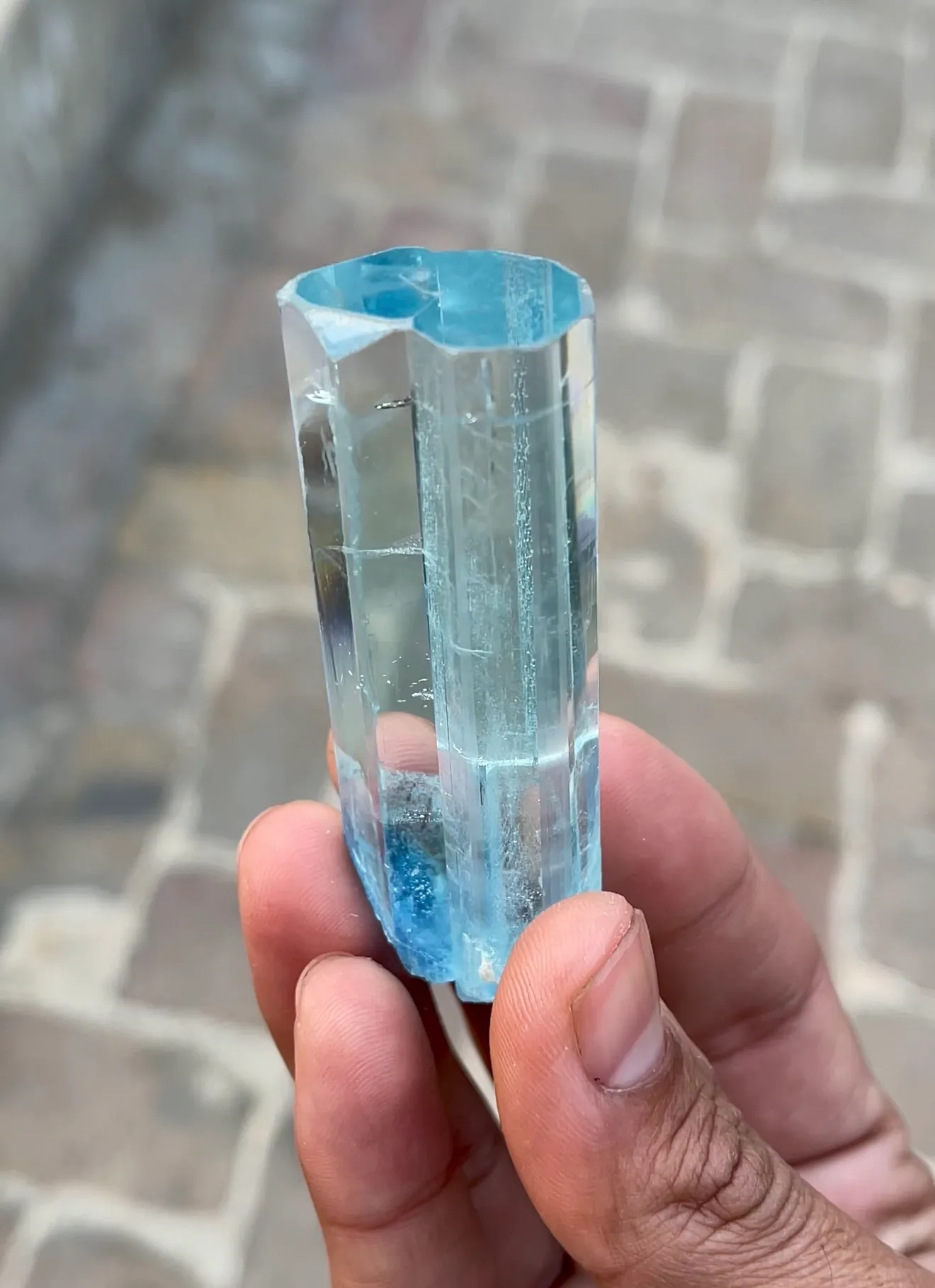 Aquamarine from Pakistan, Gilgit-Baltistan, Shigar District, Shigar Valley - image 3