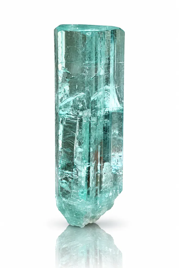 Aquamarine from Pakistan, Gilgit-Baltistan, Shigar District, Shigar Valley, Alchuri image