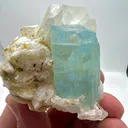 Aquamarine from Pakistan, Gilgit-Baltistan, Shigar District, Shigar Valley, Alchuri - image 1
