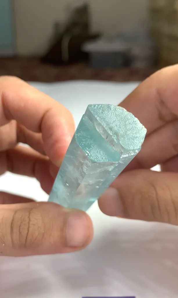 Aquamarine from Pakistan, Gilgit-Baltistan, Shigar District, Shigar Valley, Alchuri - image 3