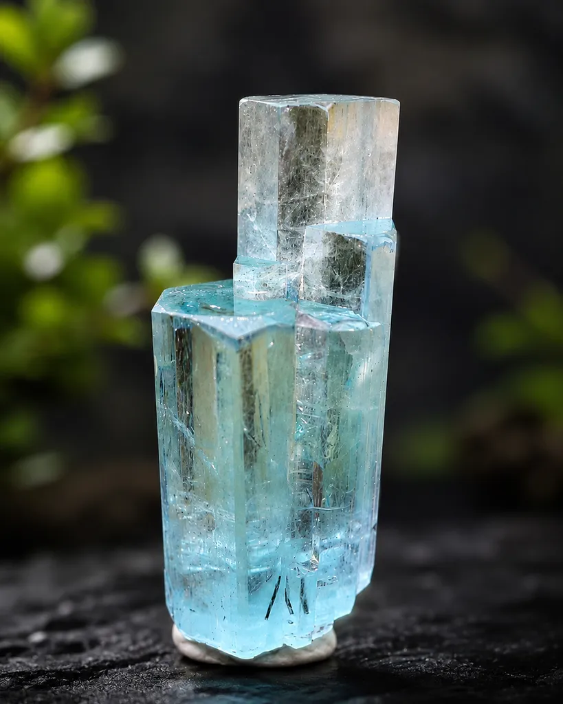 Aquamarine from Pakistan, Gilgit-Baltistan, Shigar District, Shigar Valley, Alchuri image