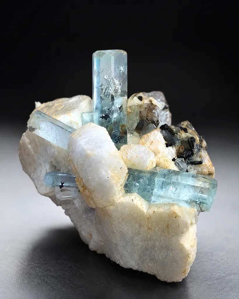 Aquamarine from Pakistan, Gilgit-Baltistan, Shigar District, Shigar Valley, Alchuri image