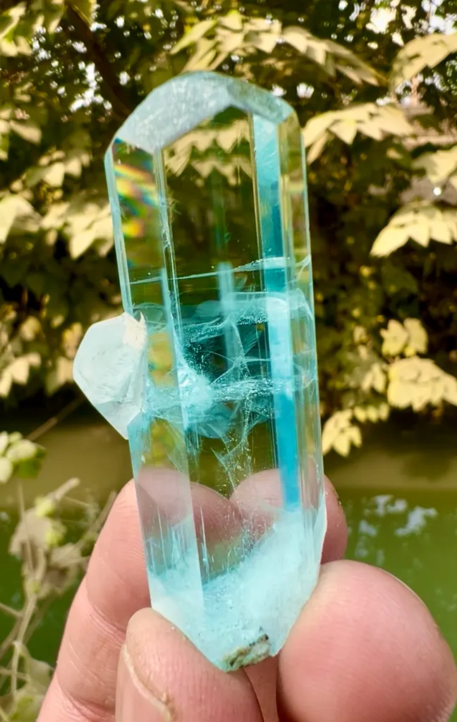 Aquamarine from Pakistan, Gilgit-Baltistan, Shigar District, Shigar Valley, Alchuri - image 6