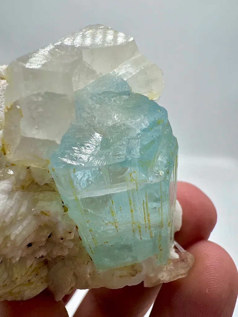 Aquamarine from Pakistan, Gilgit-Baltistan, Shigar District, Shigar Valley, Alchuri - image 7