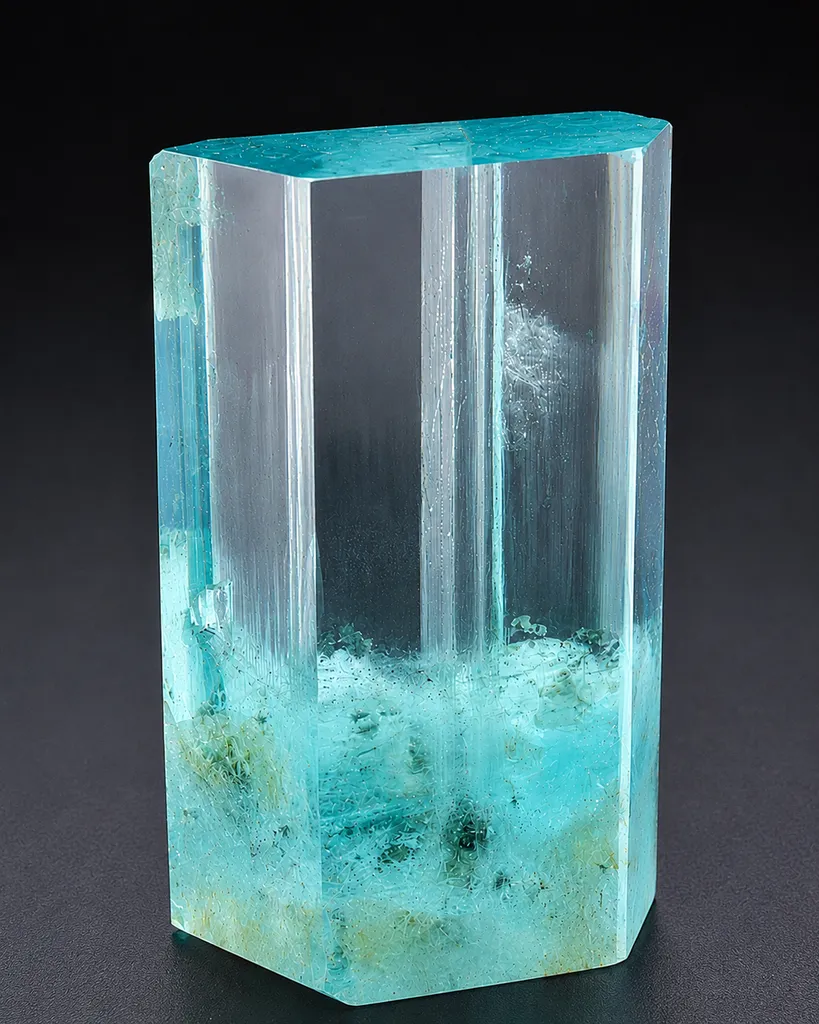 Aquamarine from Pakistan, Gilgit-Baltistan, Shigar District, Shigar Valley, Alchuri image