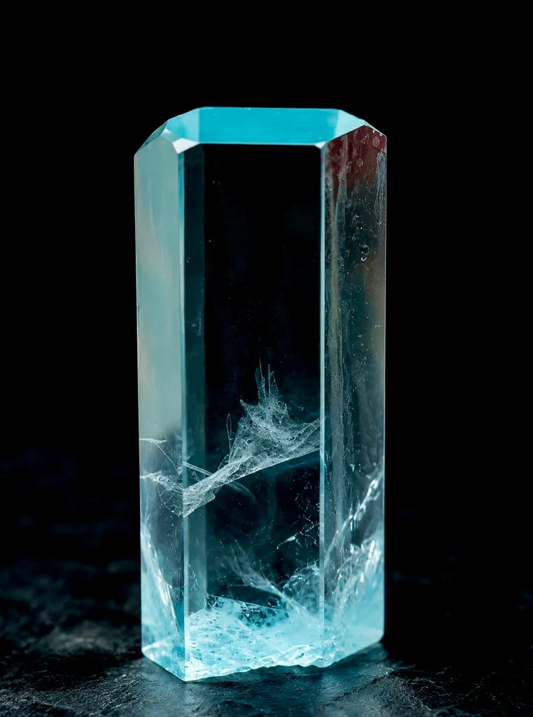 Aquamarine from Pakistan, Gilgit-Baltistan, Shigar District, Shigar Valley, Alchuri image