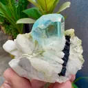 Aquamarine from Pakistan, Gilgit-Baltistan, Shigar District, Shigar Valley, Alchuri - image 2