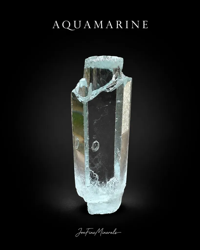 Aquamarine from Pakistan, Gilgit-Baltistan, Shigar District, Shigar Valley, Alchuri image