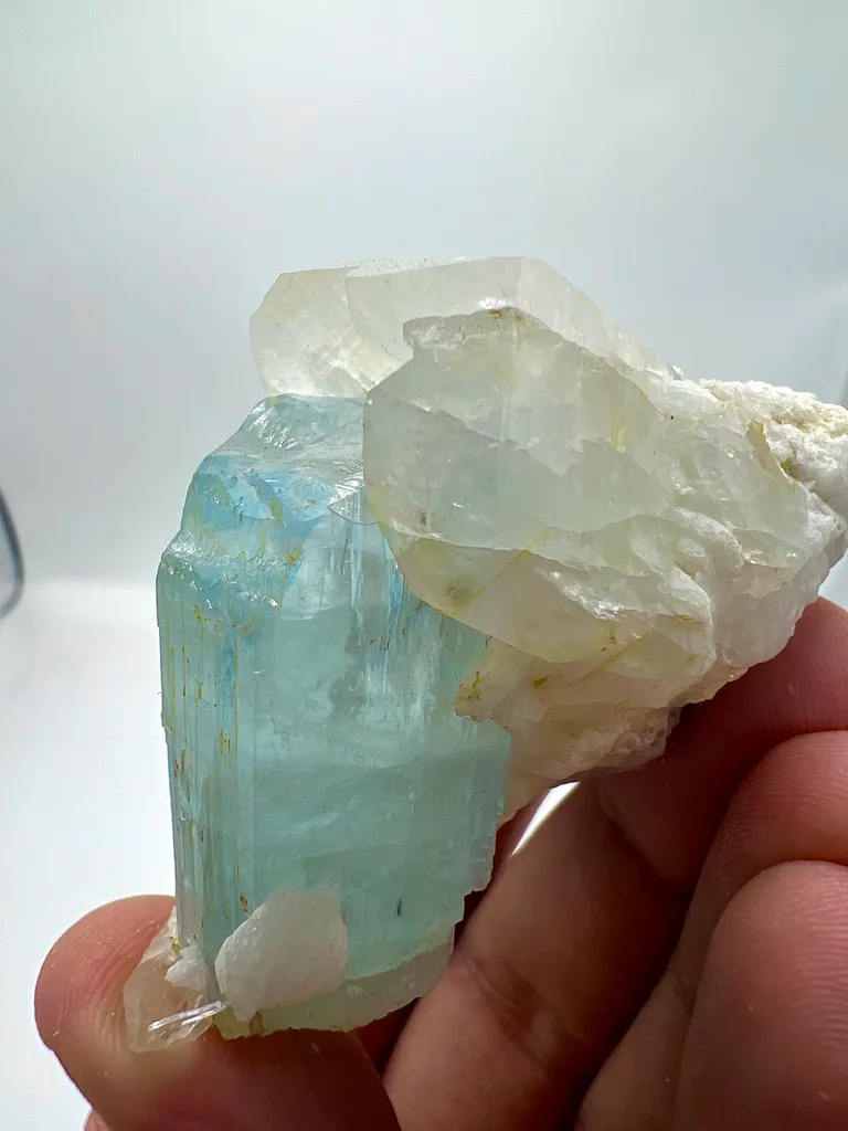 Aquamarine from Pakistan, Gilgit-Baltistan, Shigar District, Shigar Valley, Alchuri - image 4