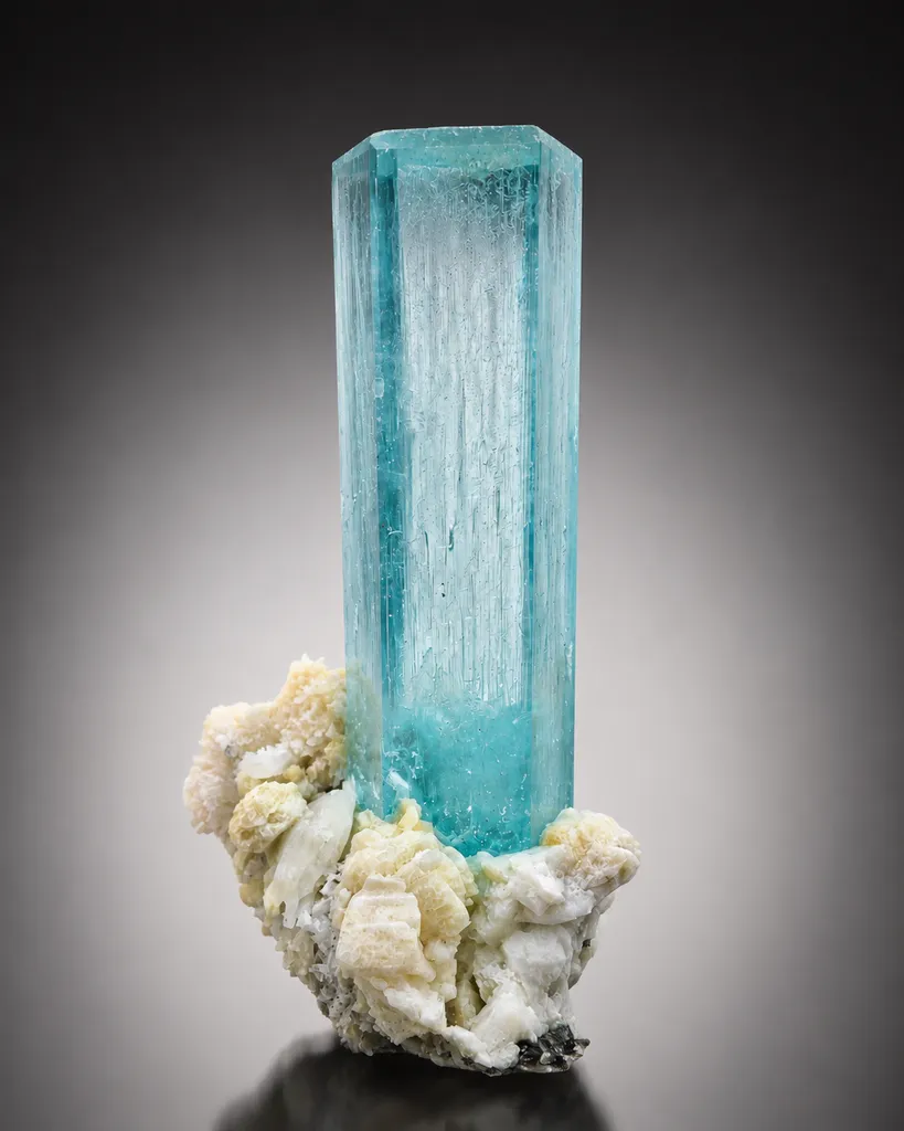 Aquamarine from Pakistan, Gilgit-Baltistan, Shigar District, Shigar Valley, Alchuri image