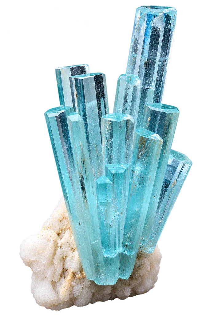 Aquamarine from Pakistan, Gilgit-Baltistan, Shigar District, Shigar Valley, Alchuri image