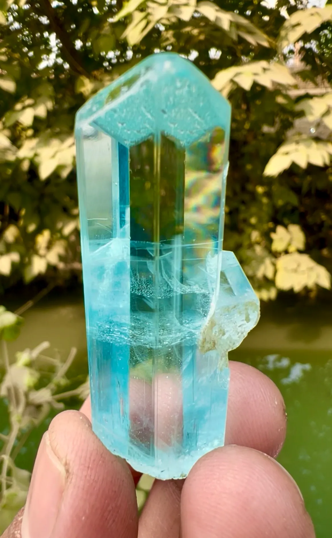 Aquamarine from Pakistan, Gilgit-Baltistan, Shigar District, Shigar Valley, Alchuri - image 2