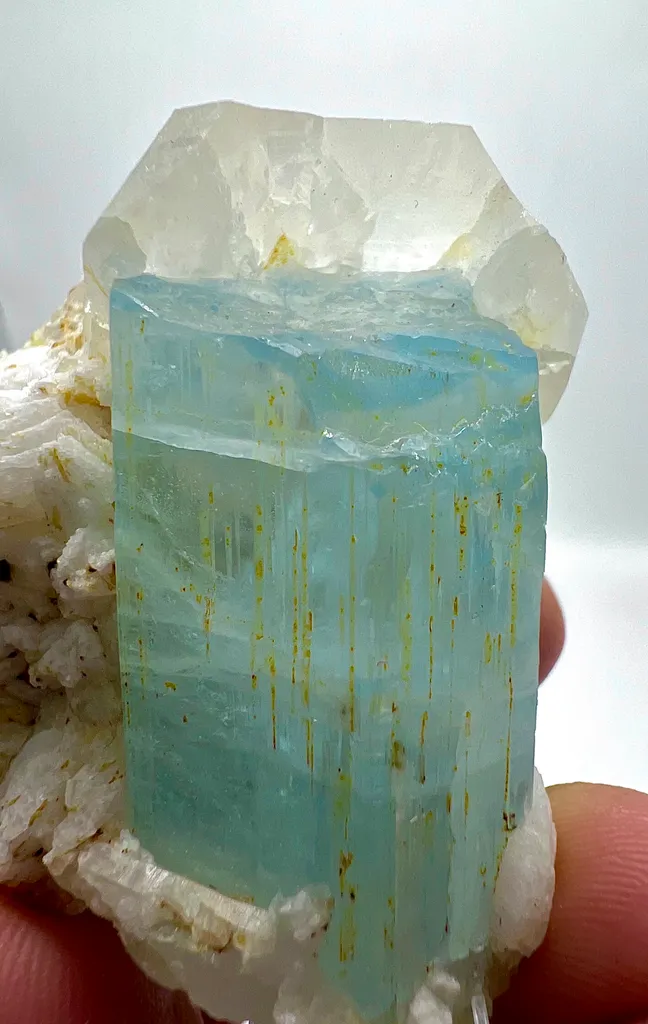 Aquamarine from Pakistan, Gilgit-Baltistan, Shigar District, Shigar Valley, Alchuri - image 2