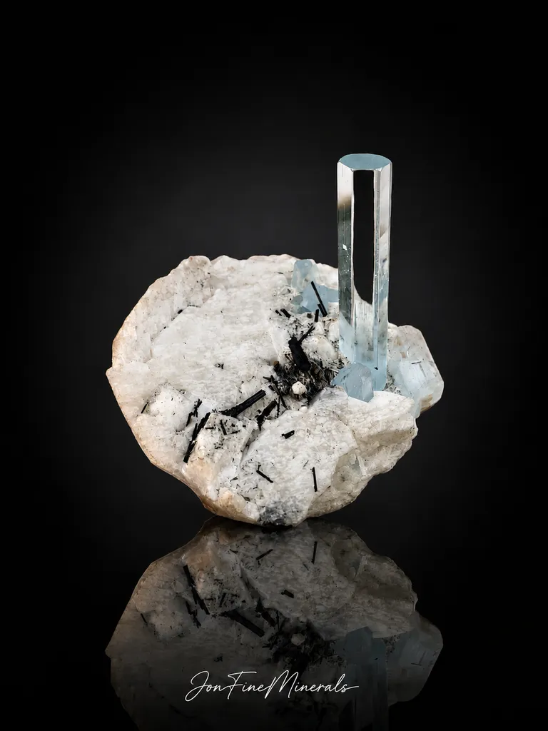Aquamarine from Pakistan, Gilgit-Baltistan, Shigar District, Shigar Valley, Alchuri image