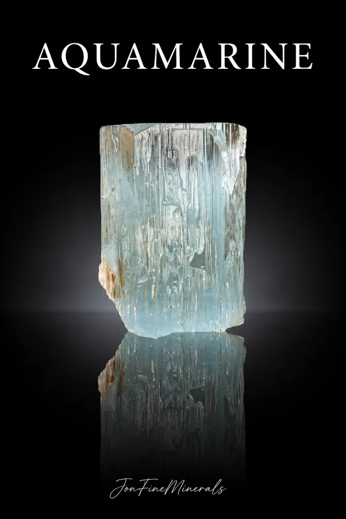 Aquamarine from Pakistan, Gilgit-Baltistan, Shigar District, Shigar Valley, Alchuri image