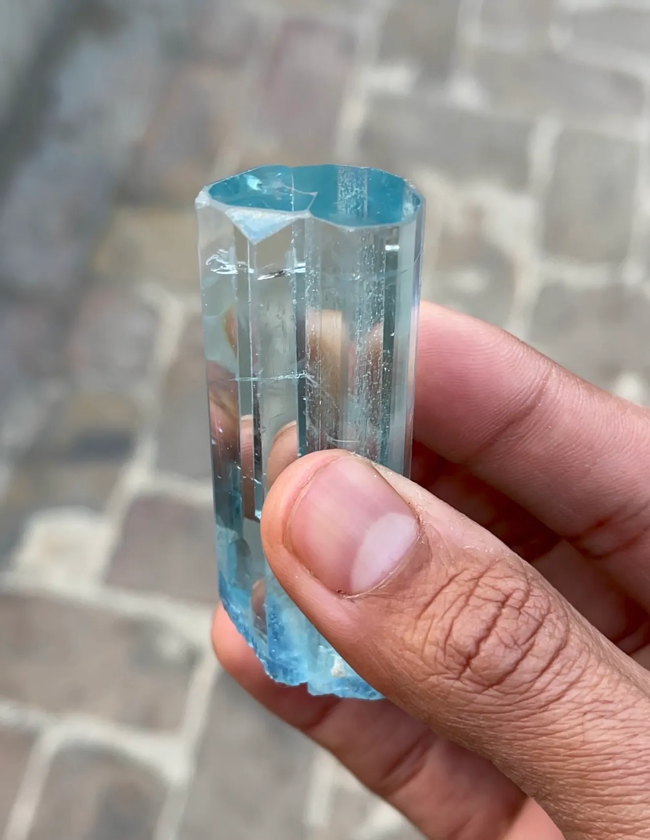 Aquamarine from Pakistan, Gilgit-Baltistan, Shigar District, Shigar Valley - image 6