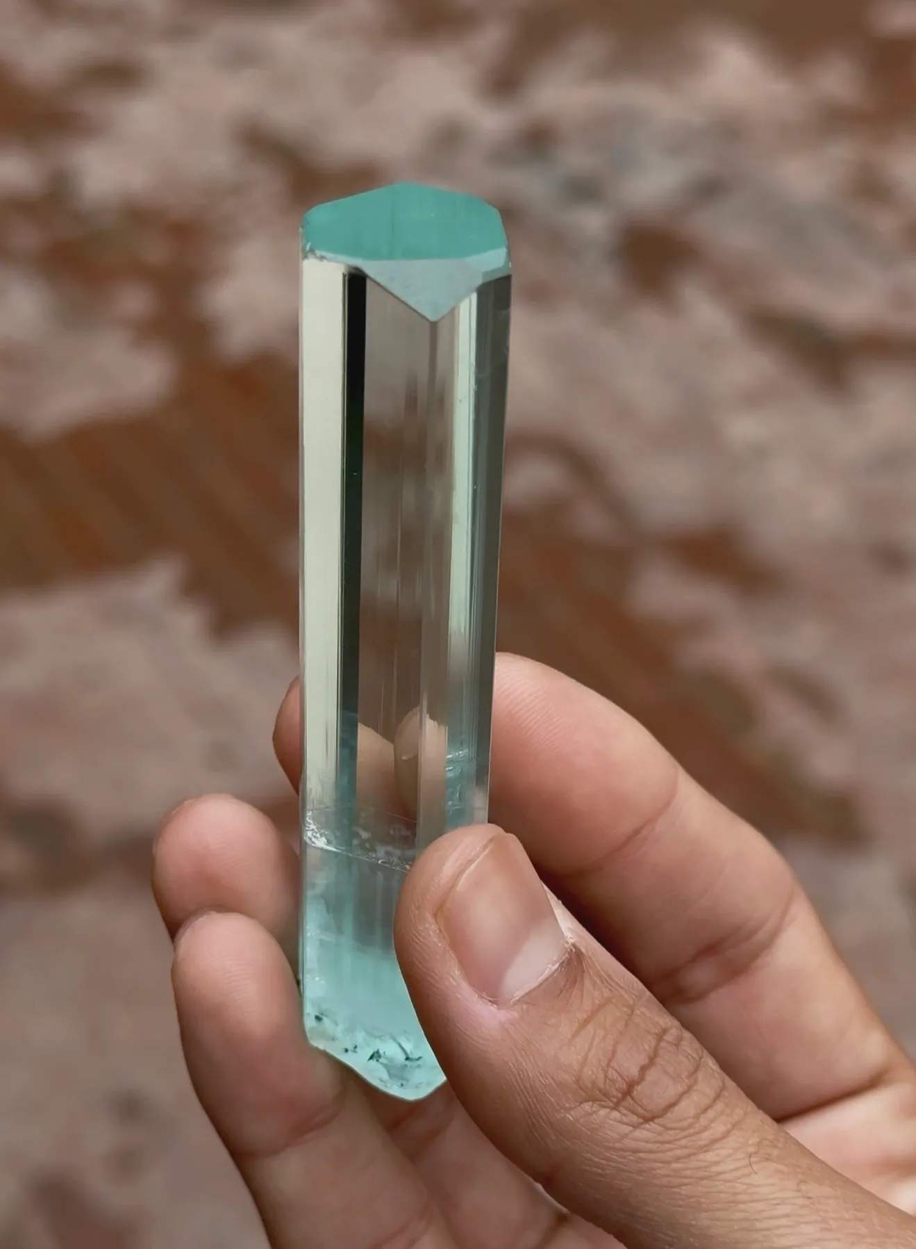 Aquamarine from Pakistan, Gilgit-Baltistan, Shigar District, Shigar Valley - image 4