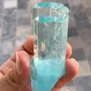 Aquamarine from Pakistan, Gilgit-Baltistan, Shigar District, Shigar Valley - image 1