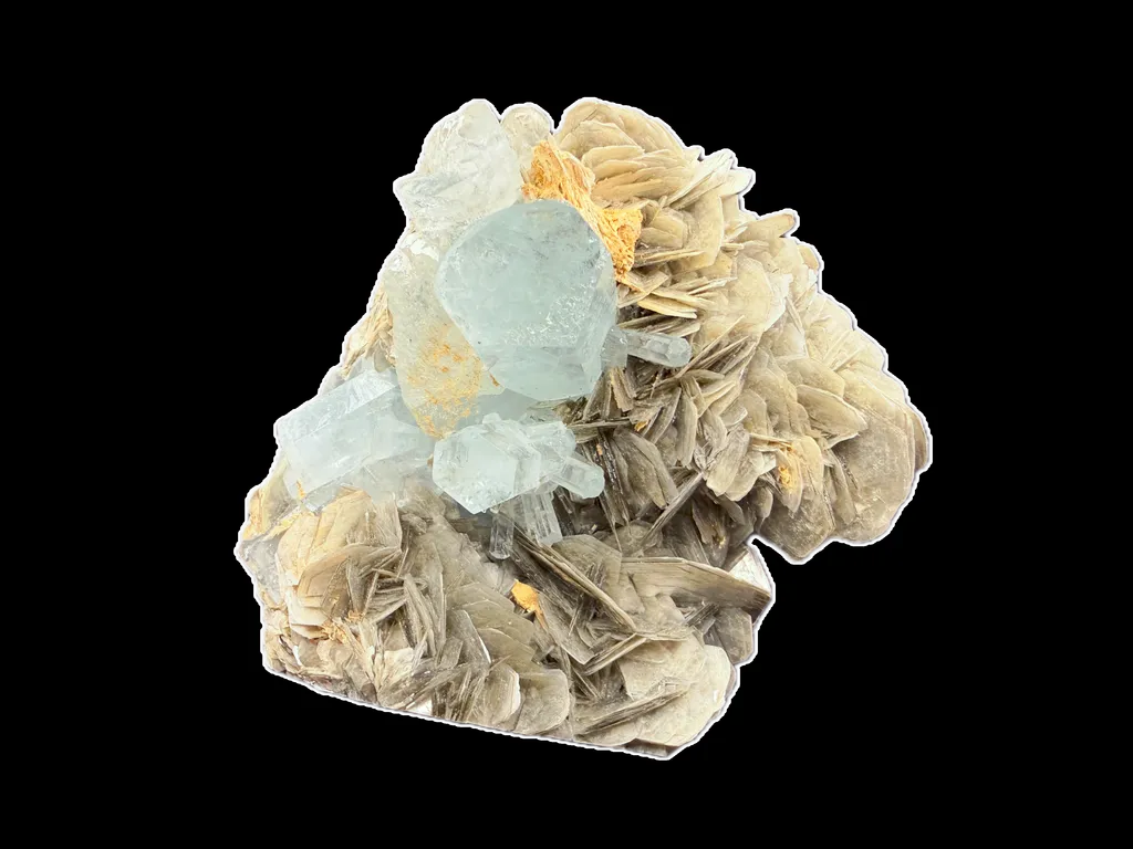 Aquamarine from Pakistan, Gilgit-Baltistan, Skardu District image
