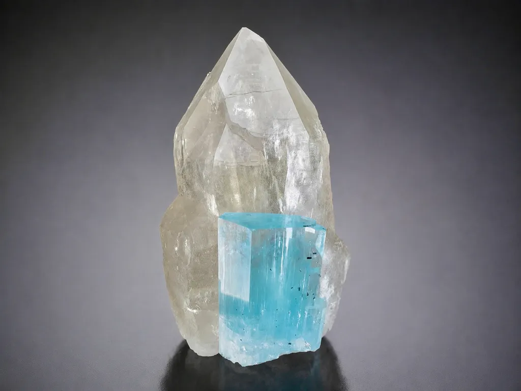 Aquamarine from Pakistan, Gilgit-Baltistan, Skardu District, Shigar Valley image