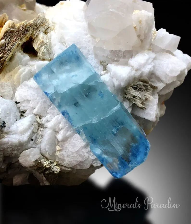Aquamarine from Pakistan, Gilgit-Baltistan, Skardu District, Shigar Valley - image 5
