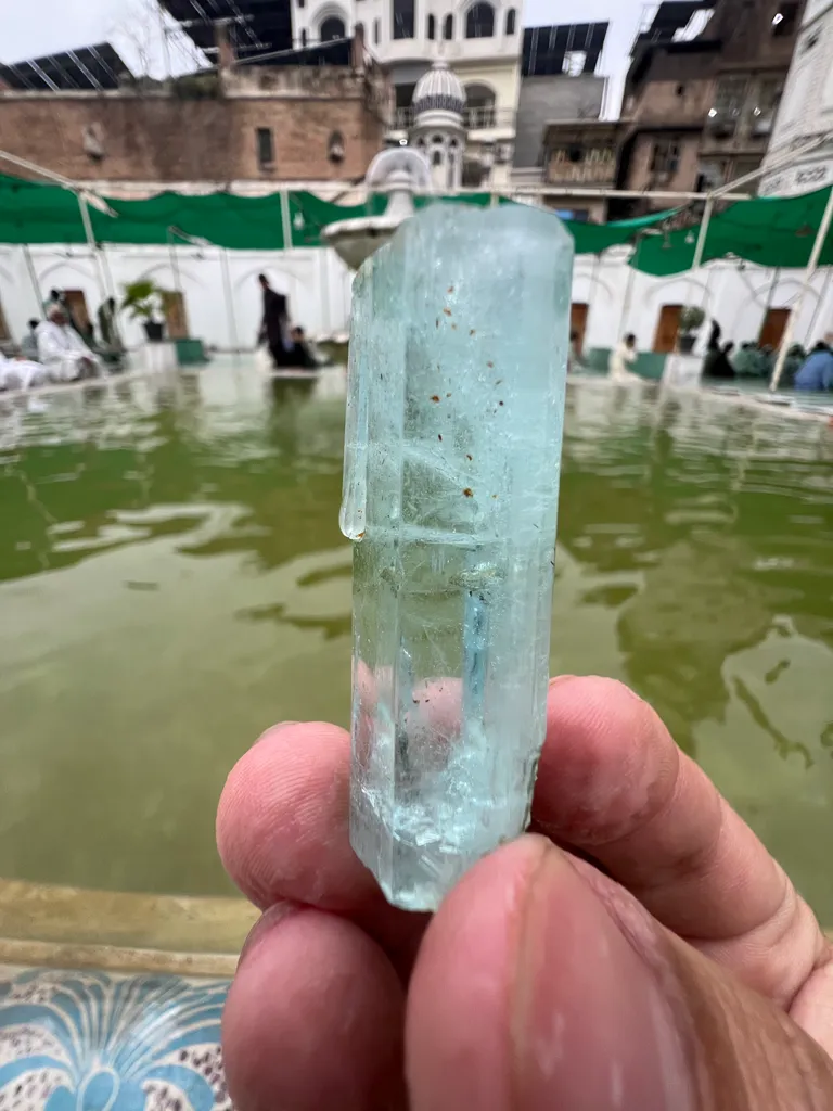 Aquamarine from Pakistan, Gilgit-Baltistan, Skardu District, Shigar Valley - image 6