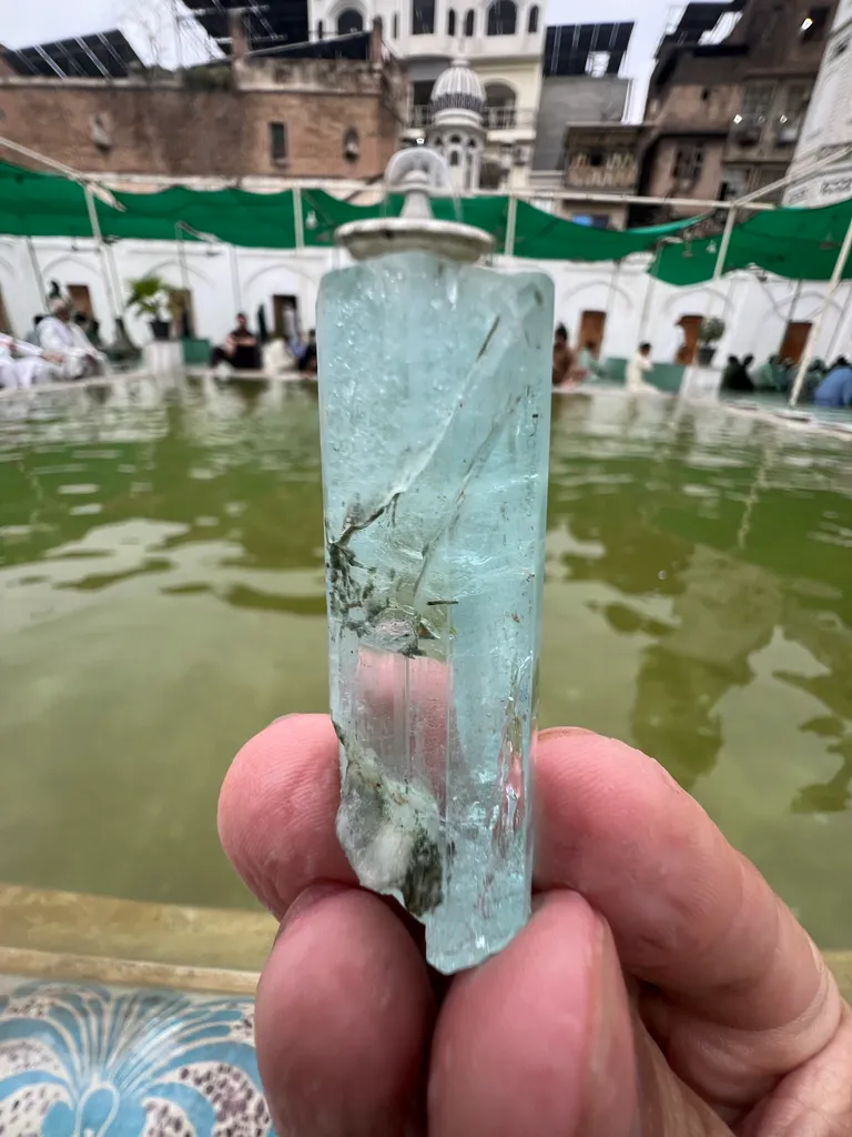 Aquamarine from Pakistan, Gilgit-Baltistan, Skardu District, Shigar Valley - image 7