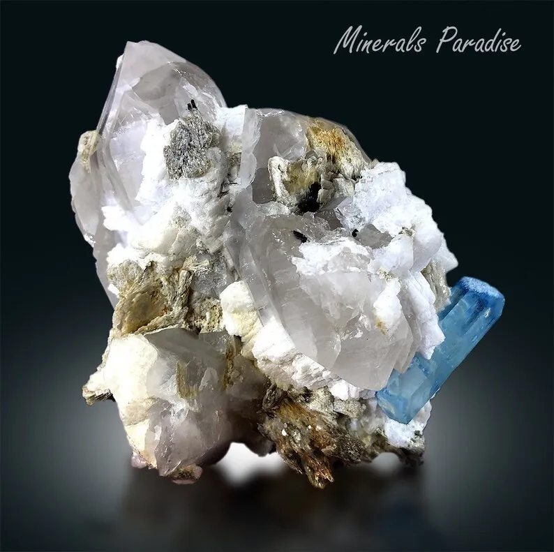 Aquamarine from Pakistan, Gilgit-Baltistan, Skardu District, Shigar Valley - image 3