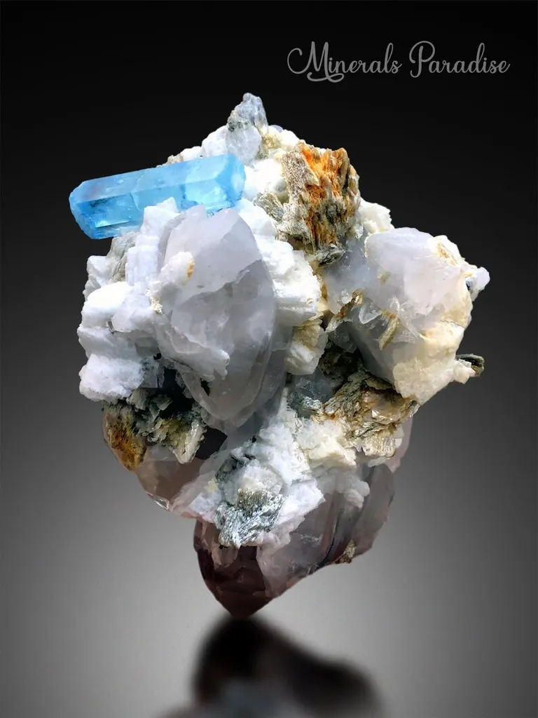Aquamarine from Pakistan, Gilgit-Baltistan, Skardu District, Shigar Valley - image 4