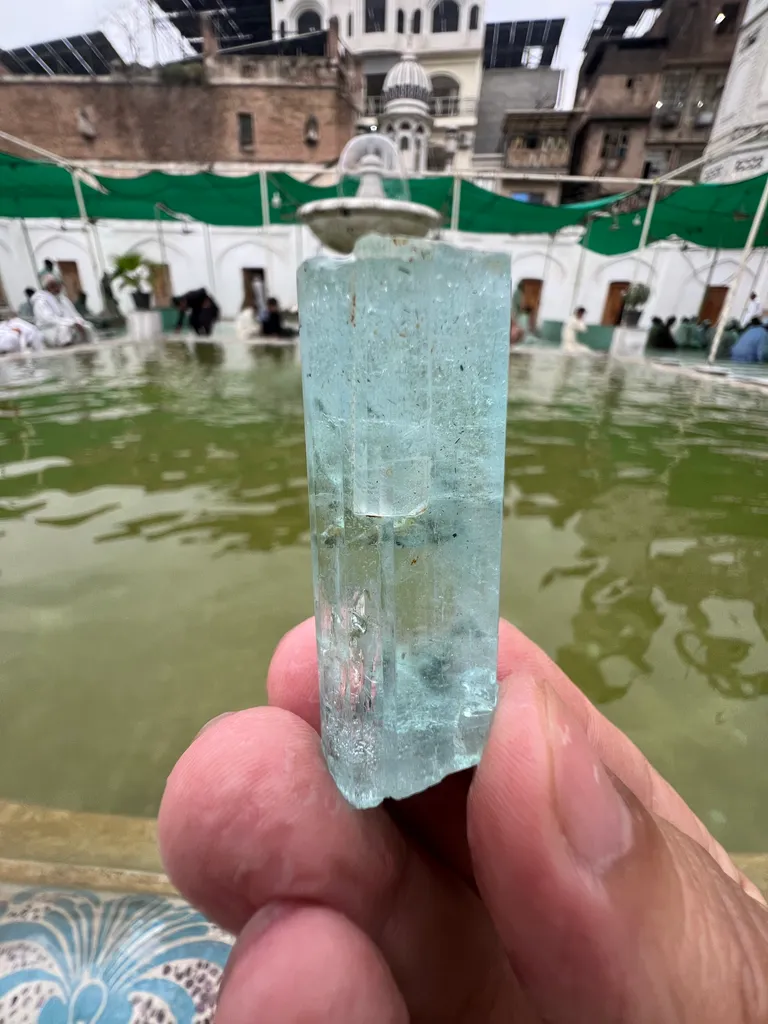Aquamarine from Pakistan, Gilgit-Baltistan, Skardu District, Shigar Valley - image 3