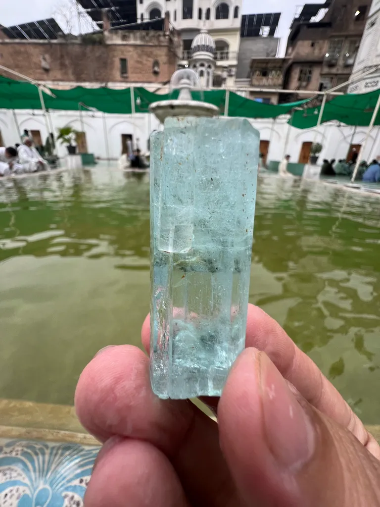 Aquamarine from Pakistan, Gilgit-Baltistan, Skardu District, Shigar Valley - image 2