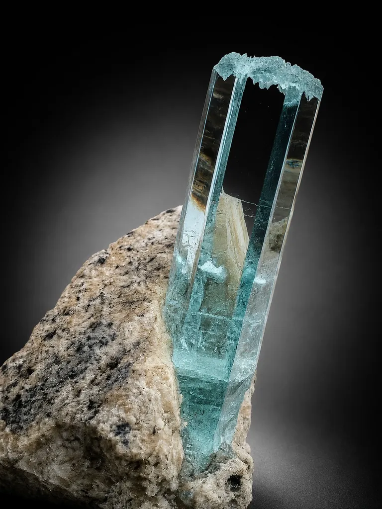 Aquamarine from Pakistan ( Repair ) - image 4
