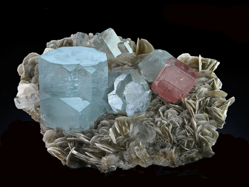 Aquamarine from Shigar District, Gilgit-Baltistan, Pakistan image