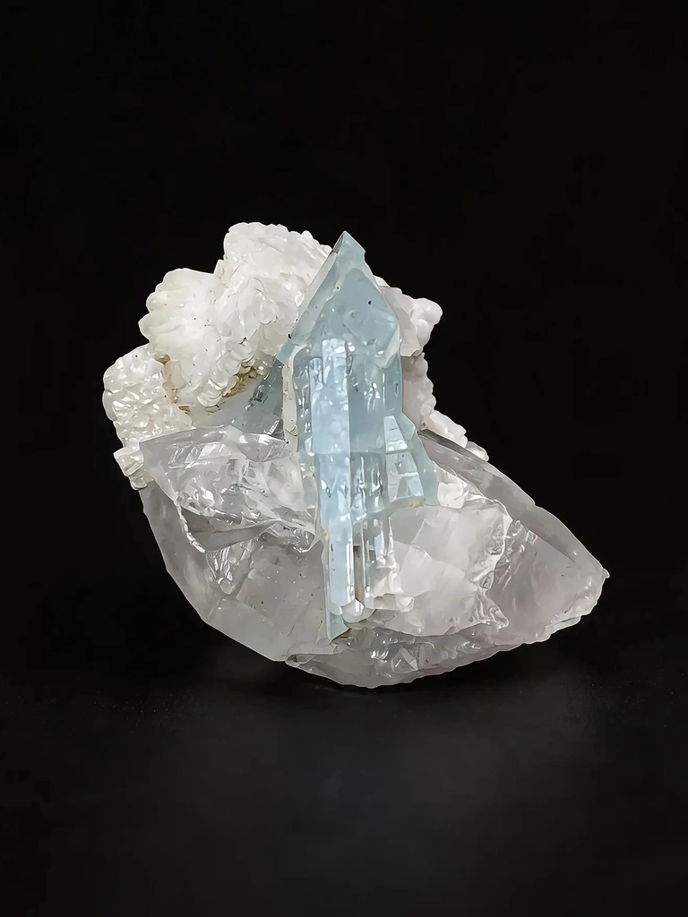 Aquamarine from Shigar Valley, Shigar District, Gilgit-Baltistan, Pakistan - image 1