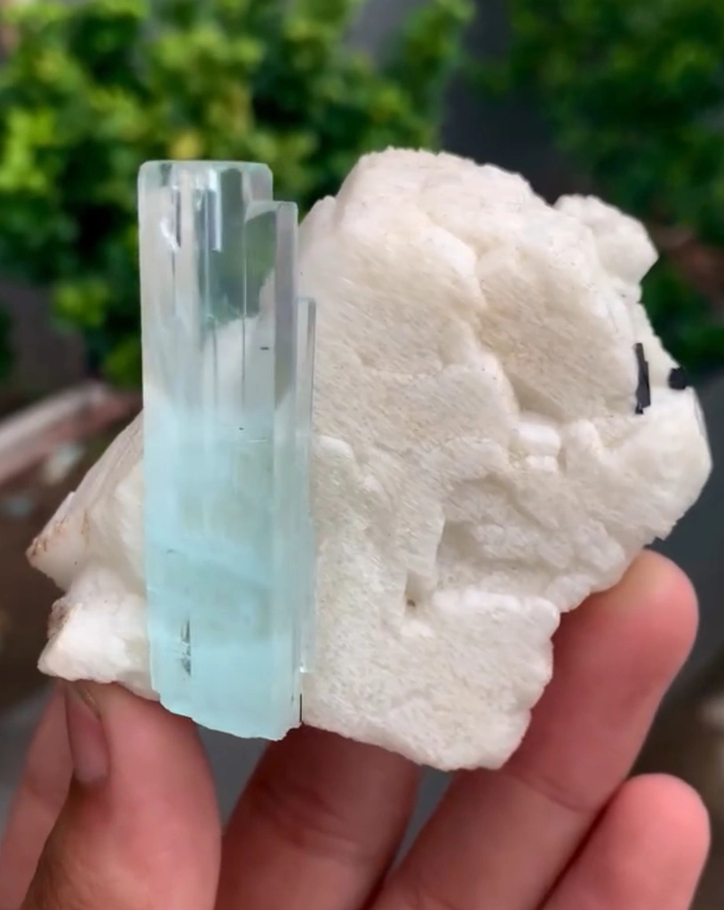 Aquamarine from Shigar Valley, Shigar District, Gilgit-Baltistan, Pakistan - image 9