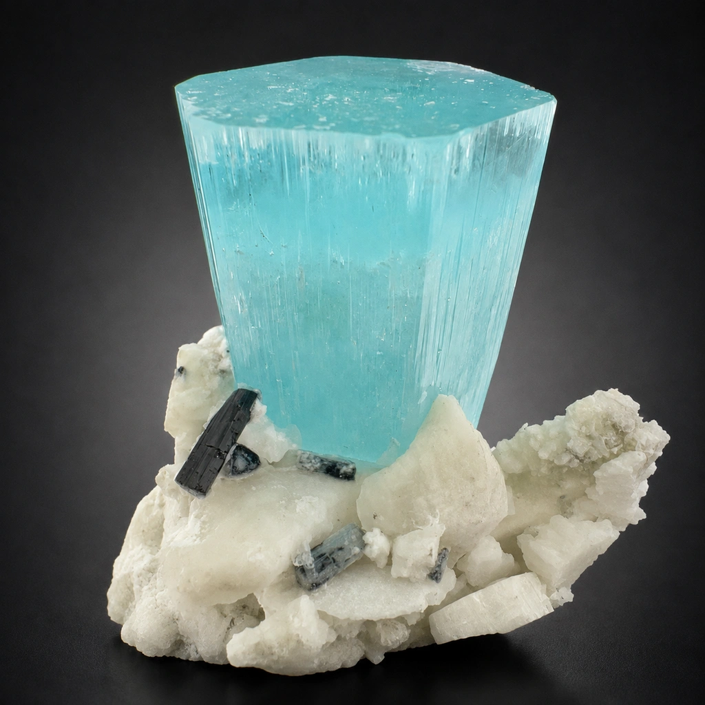 Aquamarine from Shigar Valley, Shigar District, Gilgit-Baltistan, Pakistan - image 8