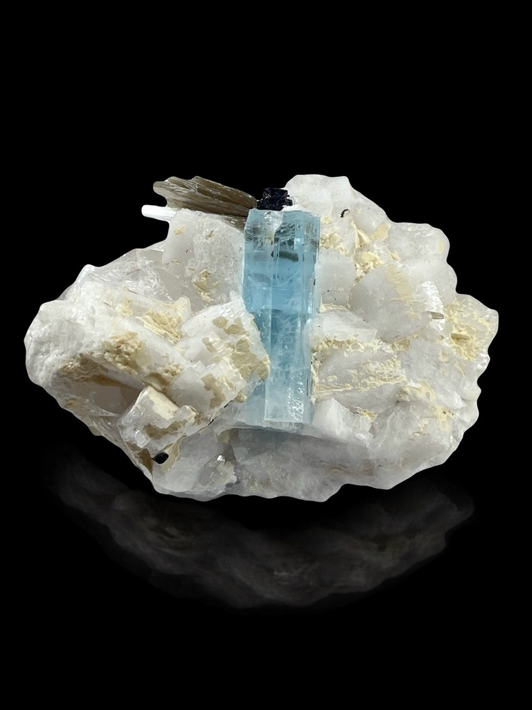 Aquamarine from Shigar Valley, Shigar District, Gilgit-Baltistan, Pakistan image