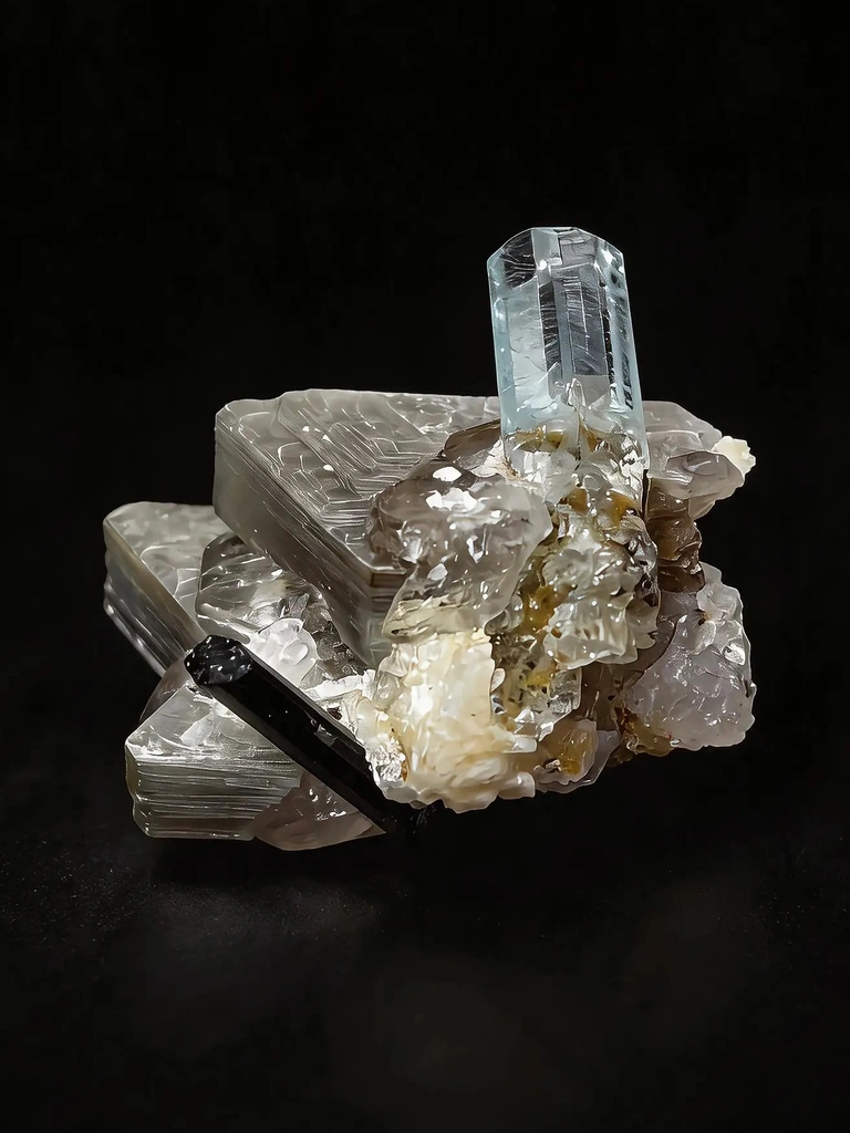 Aquamarine from Shigar Valley, Shigar District, Gilgit-Baltistan, Pakistan image