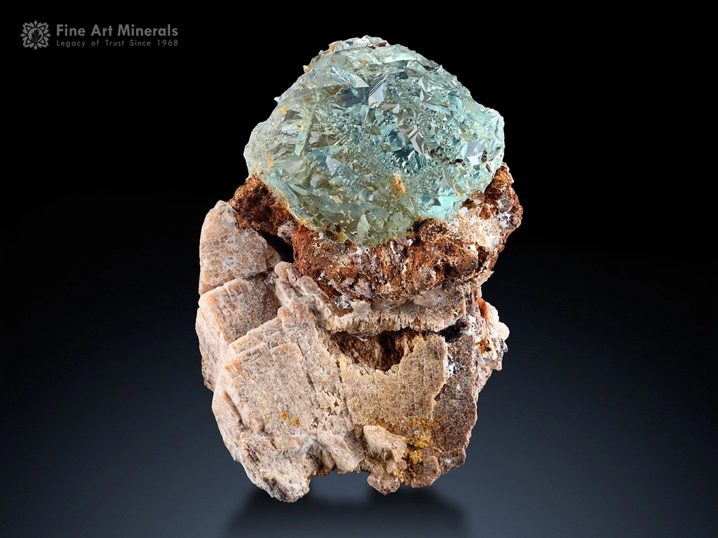 Aquamarine from Shigar Valley, Shigar District, Gilgit-Baltistan, Pakistan image