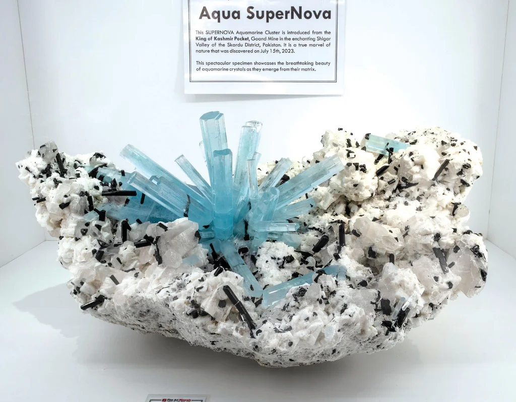 Aquamarine from Shigar Valley, Shigar District, Gilgit-Baltistan, Pakistan image
