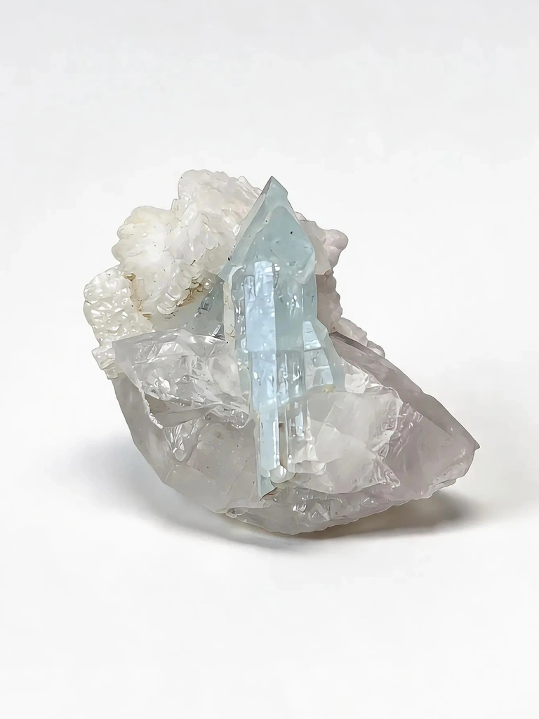 Aquamarine from Shigar Valley, Shigar District, Gilgit-Baltistan, Pakistan - image 8
