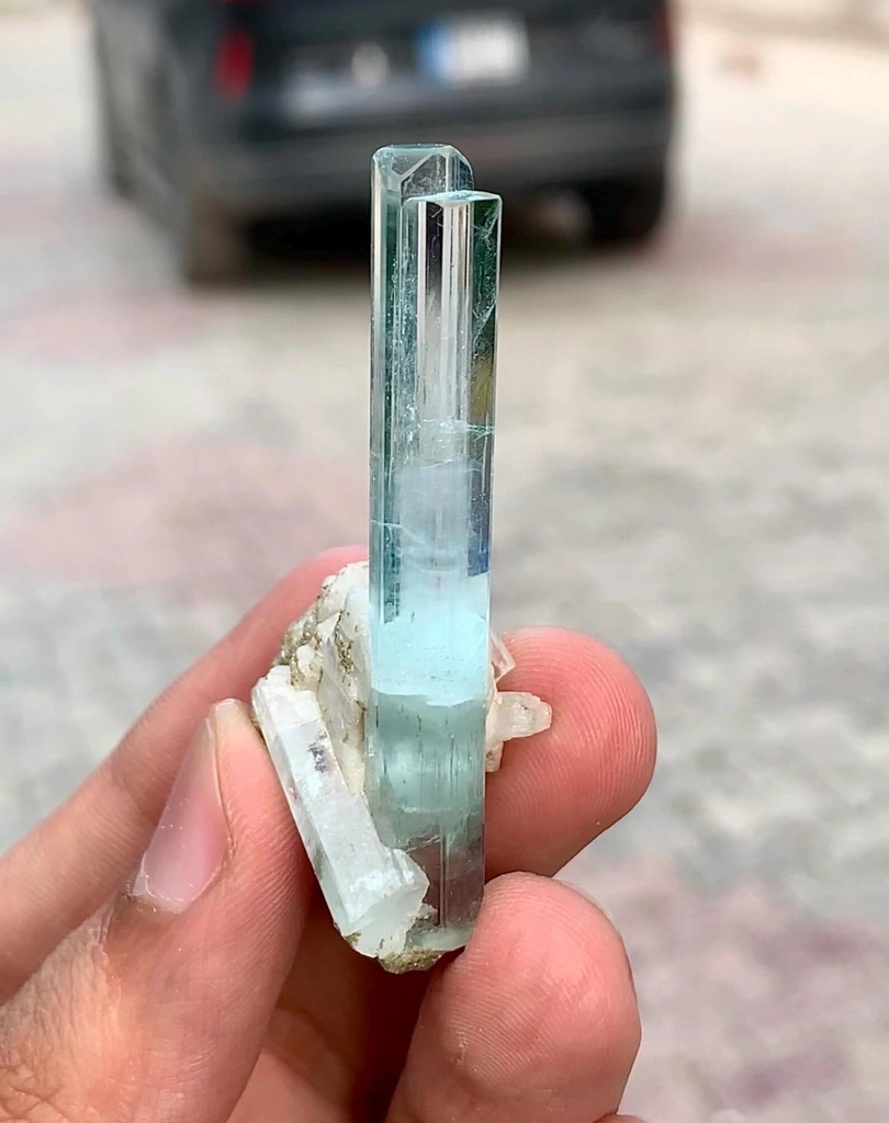 Aquamarine from Shigar Valley, Shigar District, Gilgit-Baltistan, Pakistan - image 6