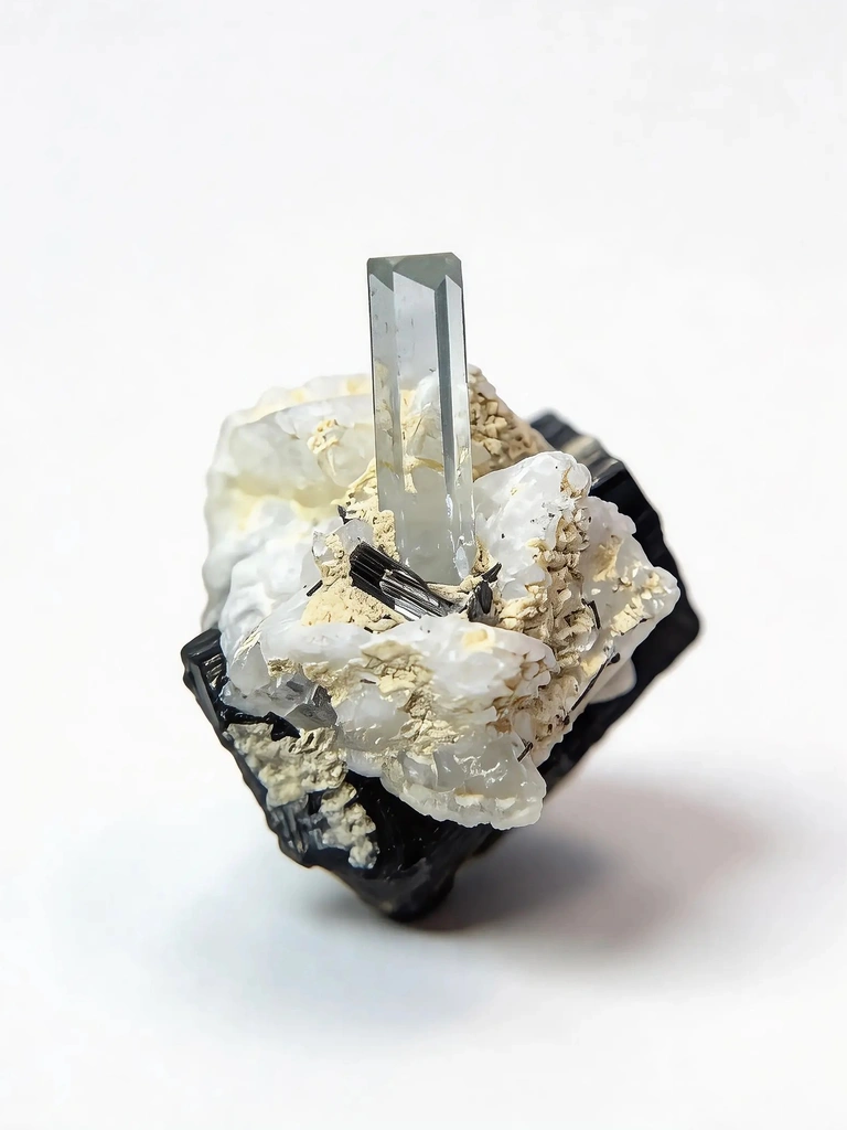 Aquamarine from Shigar Valley, Shigar District, Gilgit-Baltistan, Pakistan image