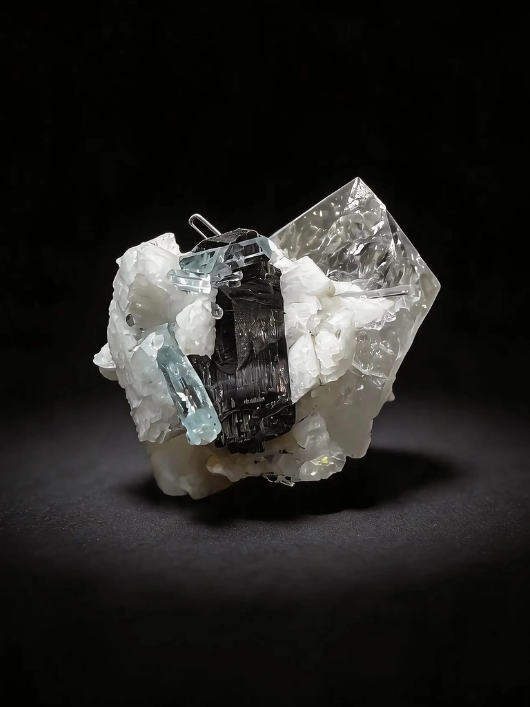 Aquamarine from Shigar Valley, Shigar District, Gilgit-Baltistan, Pakistan image