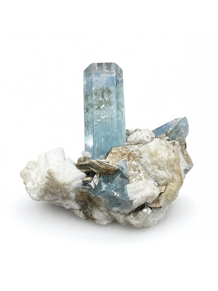 Aquamarine from Shigar Valley, Shigar District, Gilgit-Baltistan, Pakistan - image 5
