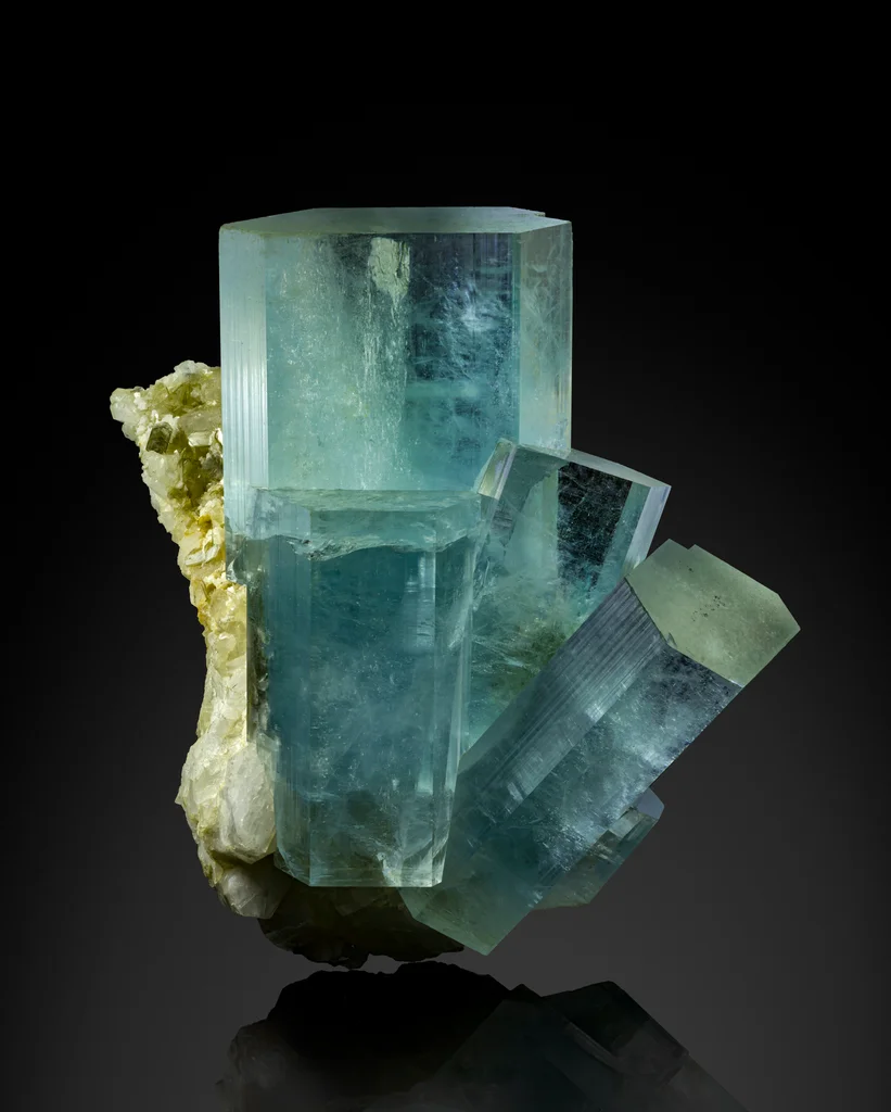 Aquamarine from Shigar Valley, Shigar District, Gilgit-Baltistan, Pakistan image
