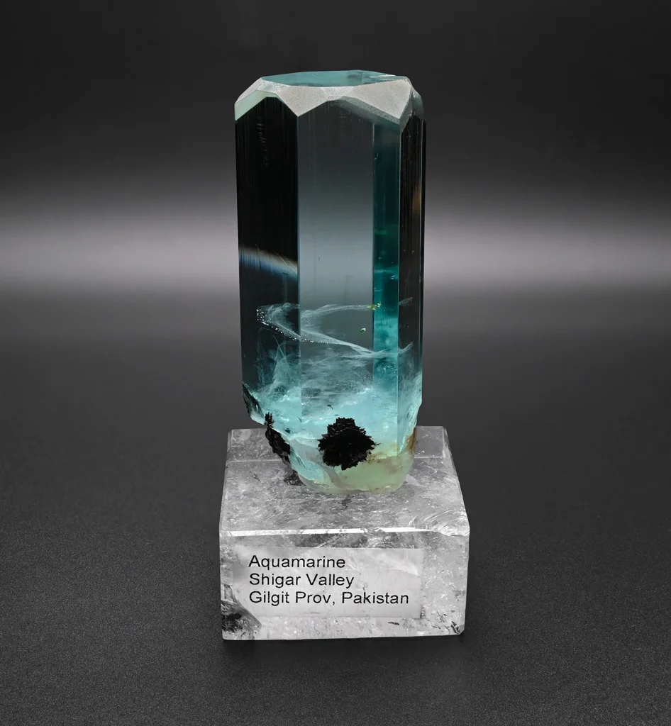 Aquamarine from Shigar Valley, Shigar District, Gilgit-Baltistan, Pakistan image