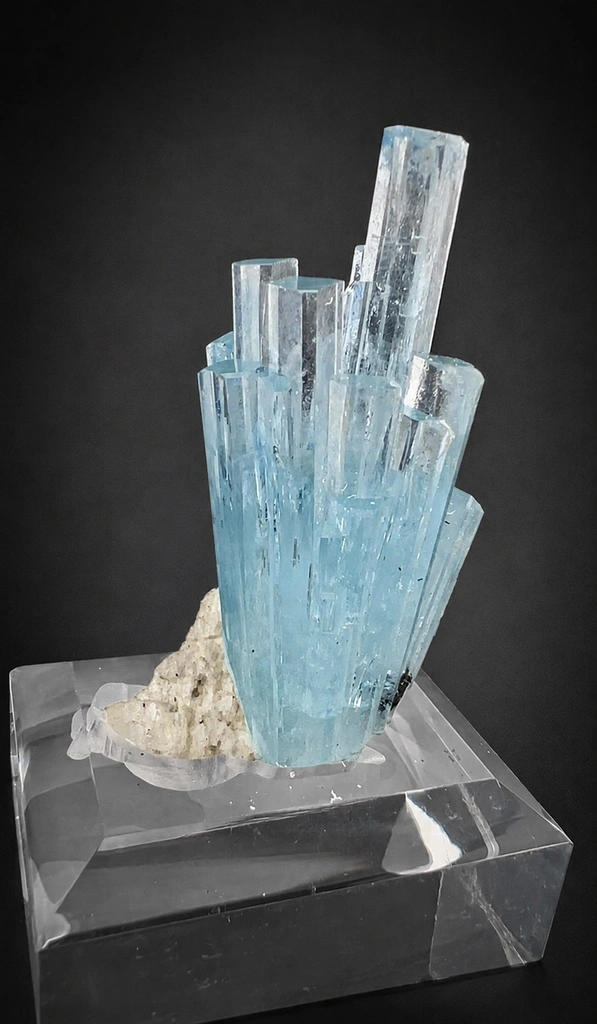 Aquamarine from Shigar Valley, Shigar District, Gilgit-Baltistan, Pakistan - image 8